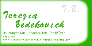 terezia bedekovich business card